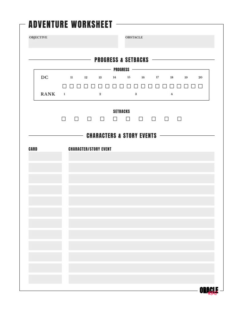 solo DnD Adventure_Worksheet